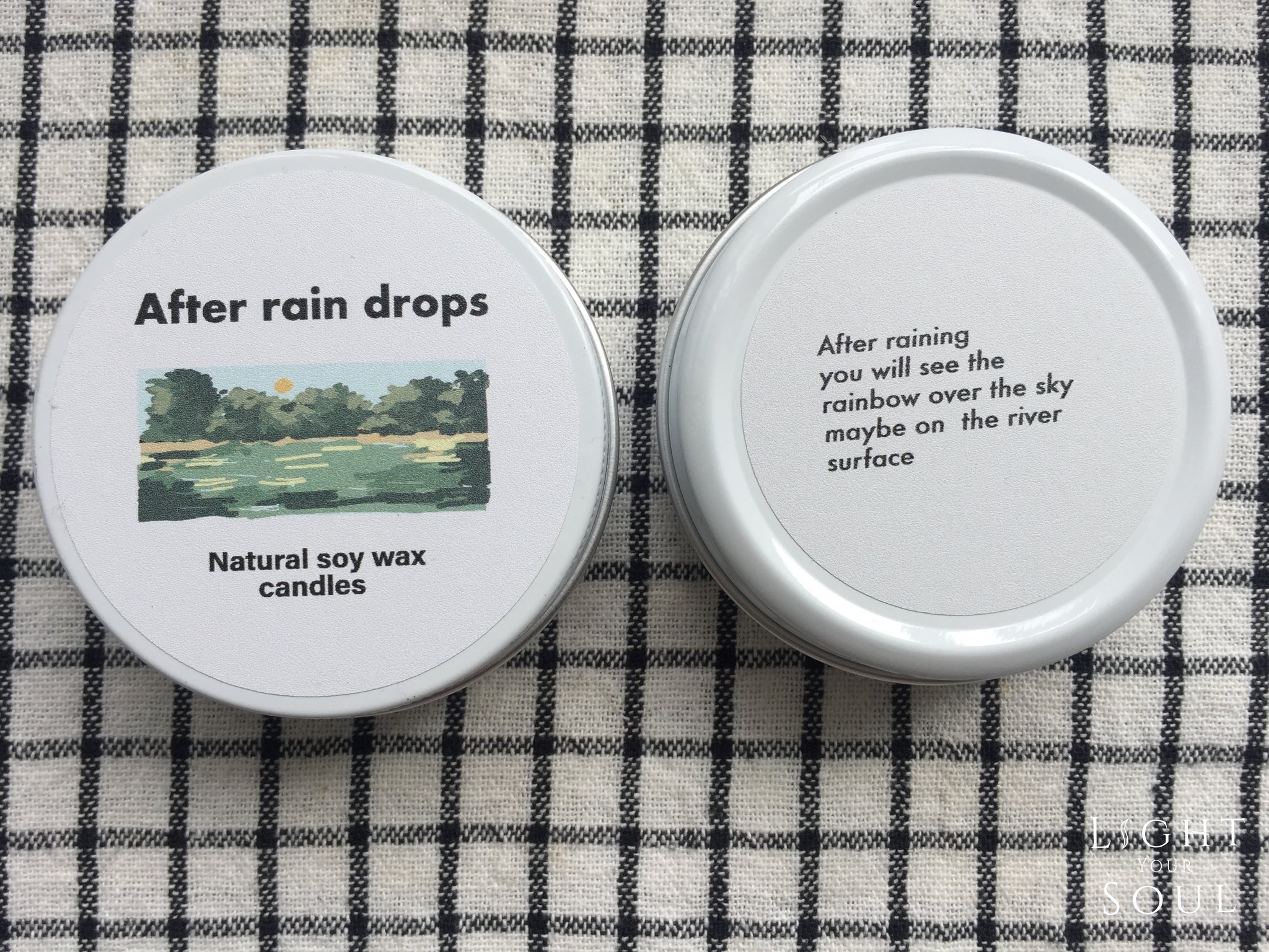 After Rain Drops Soy Wax Candle 雨後香氛大豆蠟燭