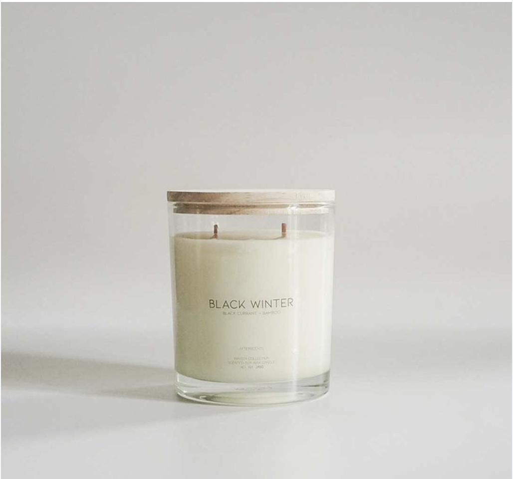 Black Winter Soy Candle 冬日暖意大豆蠟燭