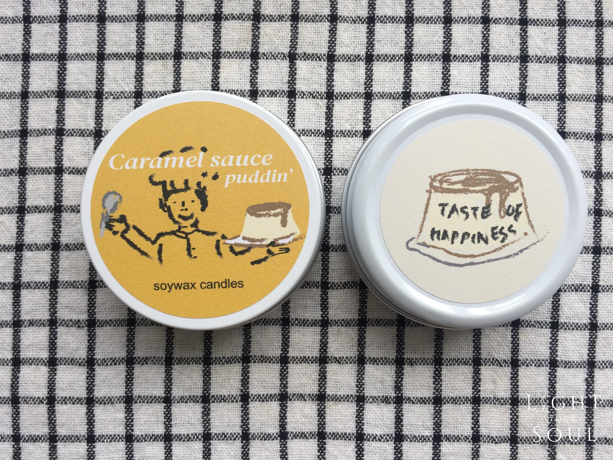 Caramel Sauce Pudding Soy Wax Candle 焦糖布丁大豆香氛蠟燭