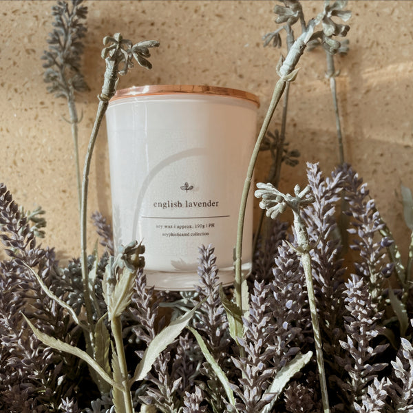 Signature Collection: English Lavender Soy Candle | 英國薰衣草香氛大豆蠟燭