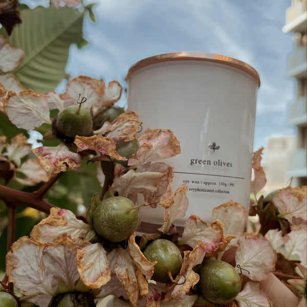 Signature Collection: Green Olives Soy Candle | 橄欖大豆香氛蠟燭