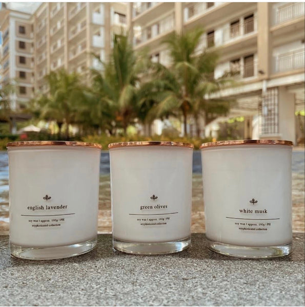 Signature Collection: White Musk Soy Candle | 白麝香大豆香氛蠟燭