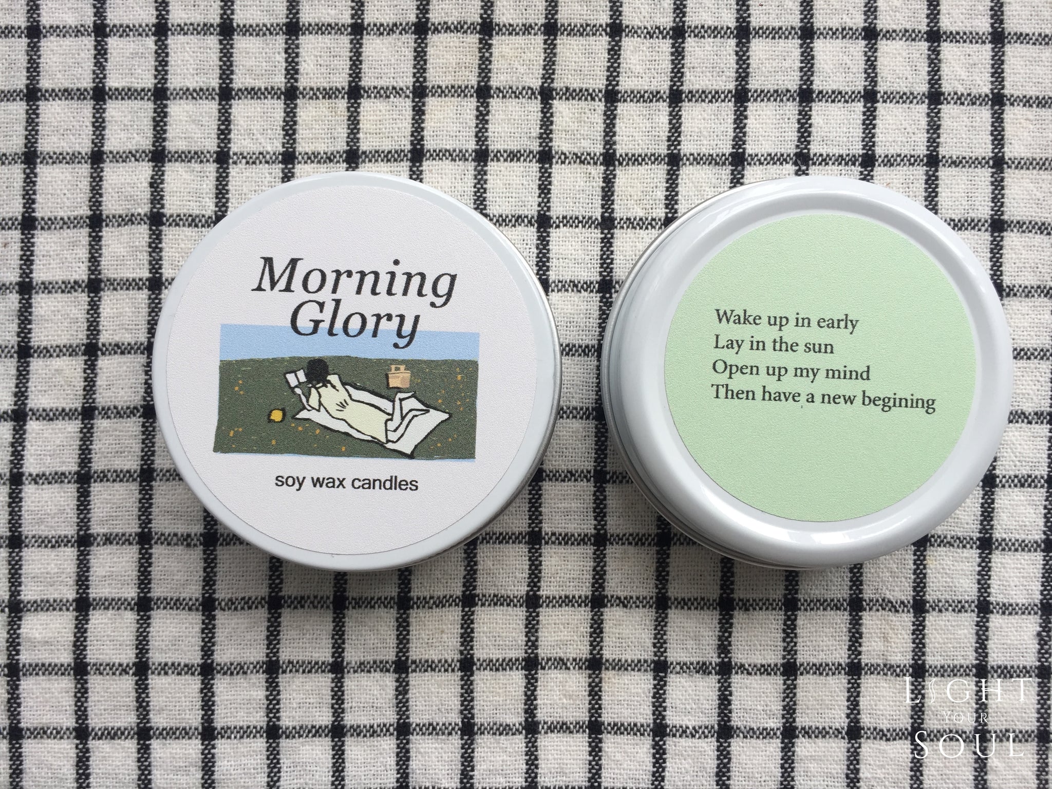 Morning Glory Soy Wax Candle 香港早晨!大豆香氛蠟燭