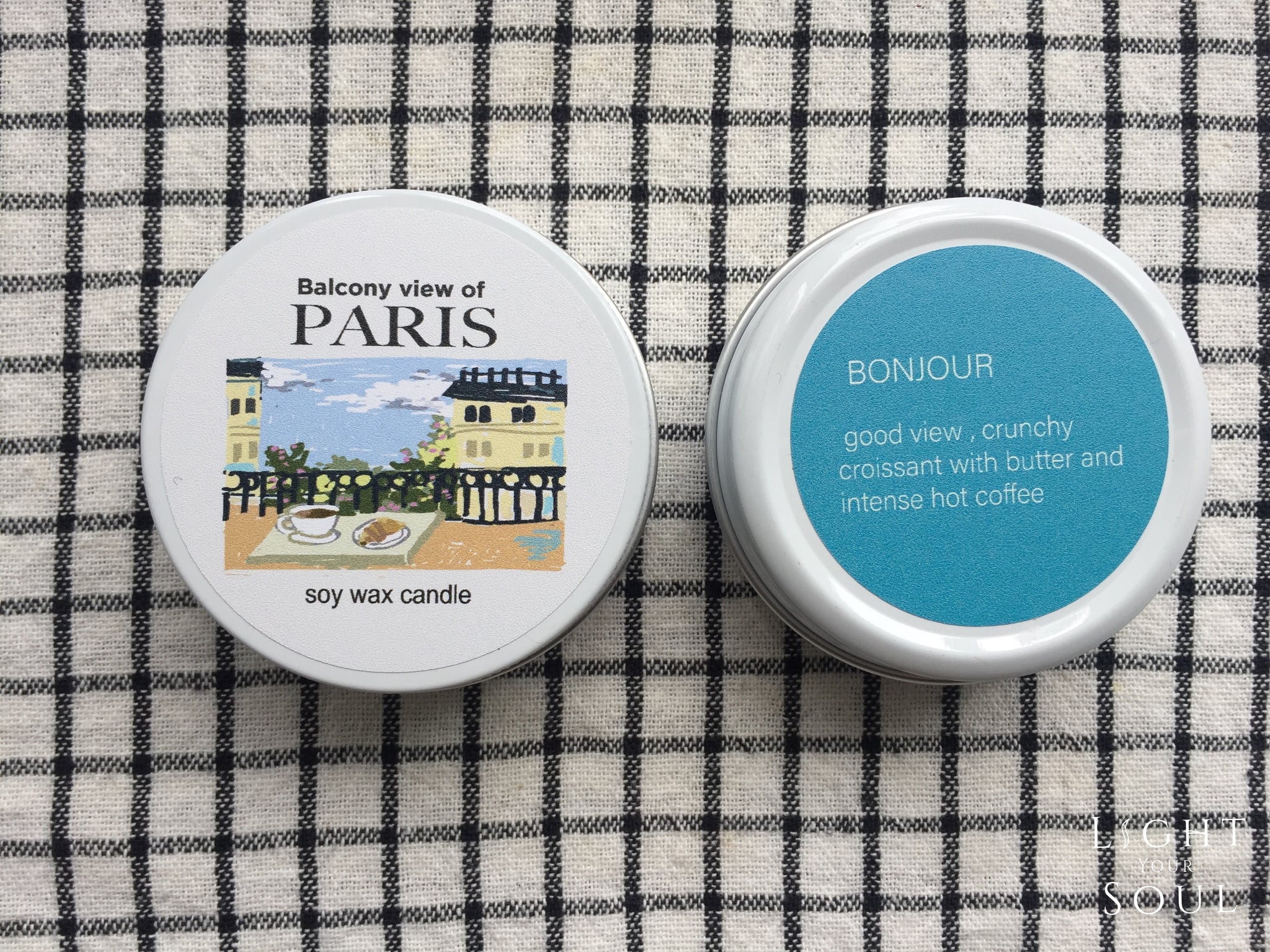 Balcony View of Paris Soy Wax Candle 巴黎公寓香氛大豆蠟燭