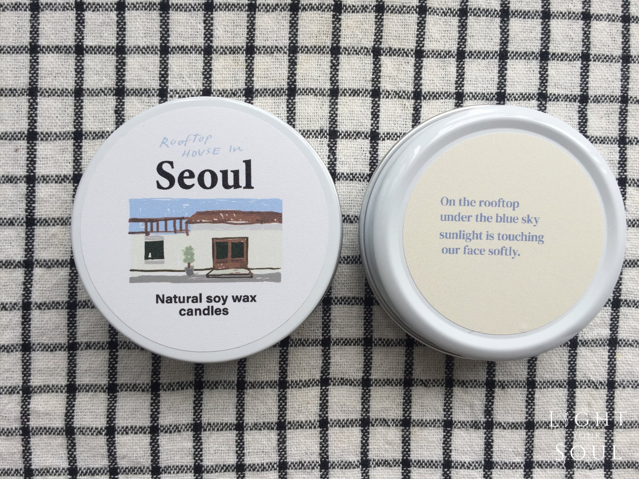Rooftop House in Seoul Soy Wax Candle 首爾屋頂房子大豆香氛蠟燭