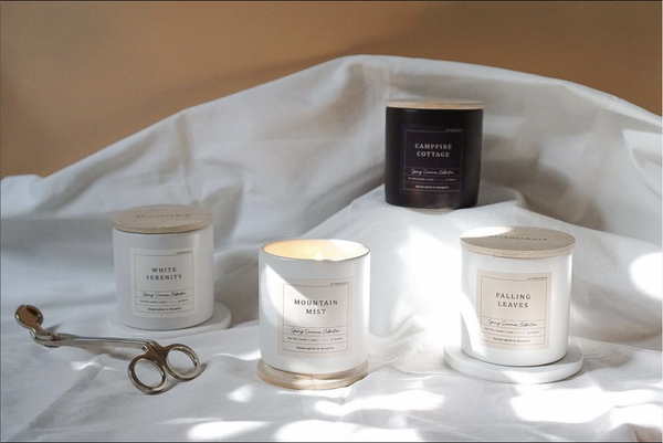 White Serenity Soy Candle 寧靜白花大豆蠟燭