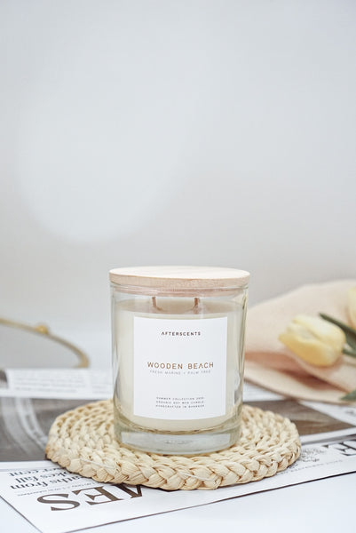 Wooden Beach Soy Candle