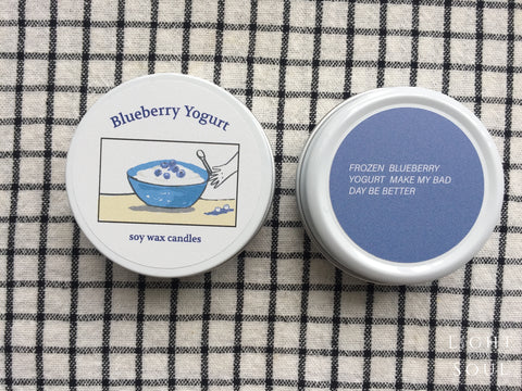 Blueberry Yogurt Soy Wax Candle 藍莓乳酪大豆香氛蠟燭