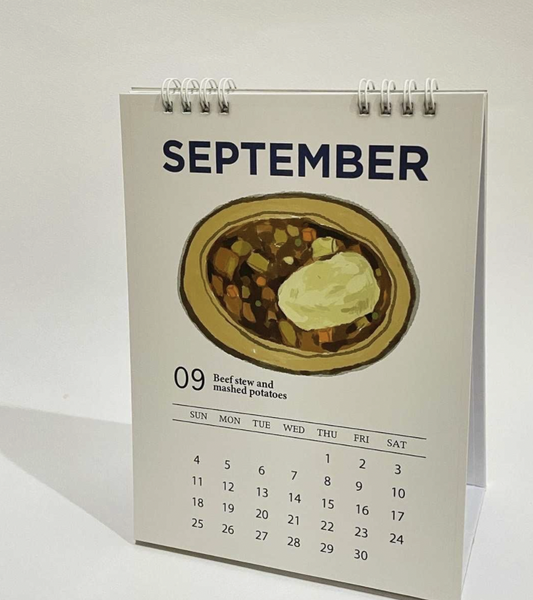 Cook Book Calendar 2022 精美手繪插畫月曆