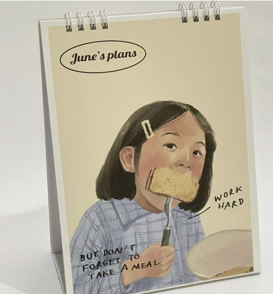 Cook Book Calendar 2022 精美手繪插畫月曆