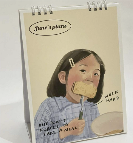 Cook Book Calendar 2022 精美手繪插畫月曆