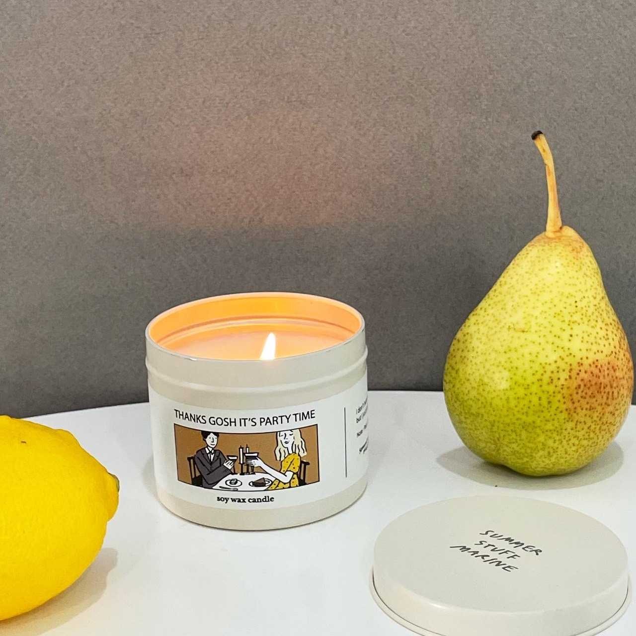 Thank gosh it’s party time Soy Wax Candle 派對時間大豆香氛蠟燭 (180G)