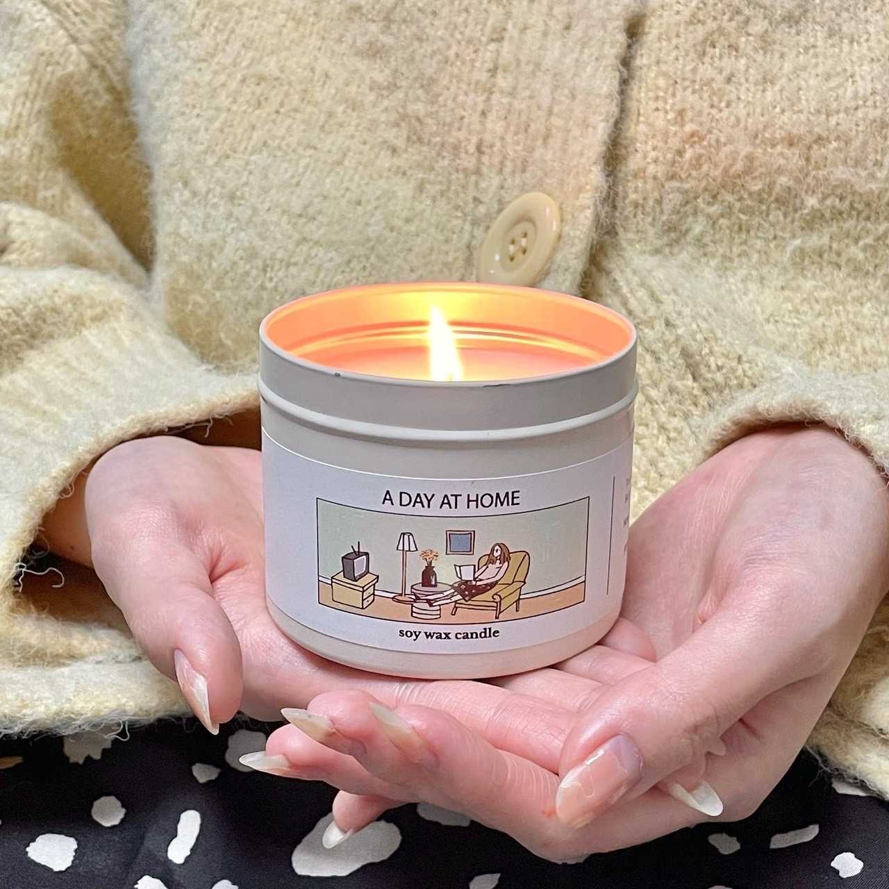 A Day At Home Soy Wax Candle 在家的一天大豆香氛蠟燭 (180G)